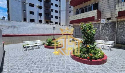 Apartamento com 1 dormitório para alugar, 50 m² por R$ 2.000,01/mês - Canto do Forte - Praia Grande/SP