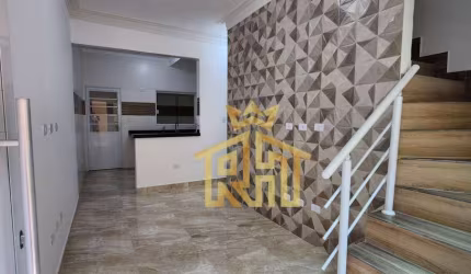 Sobrado à venda, 54 m² por R$ 350.000,00 - Vila Guilhermina - Praia Grande/SP