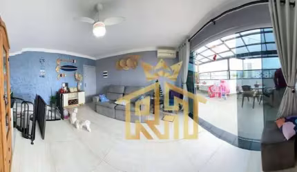 Cobertura  Duplex de 3 dormitórios (2 suítes) no bairro do Caiçara em Praia Grande - SP
