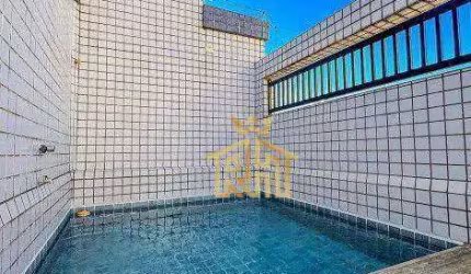 Cobertura com 3 dormitórios à venda, 116 m² por R$ 690.000,00 - Vila Guilhermina - Praia Grande/SP