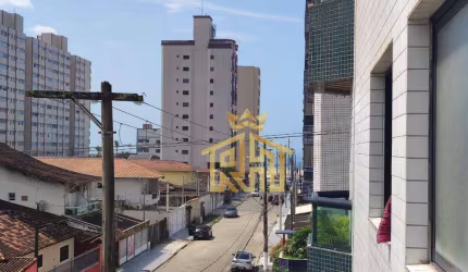 Apartamento com 1 dormitório à venda, 55 m² por R$ 357.000 - Vila Guilhermina - Praia Grande/SP