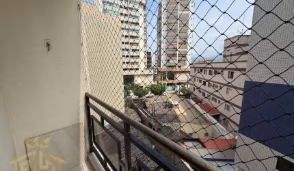 Apartamento 1 dormitório - sacada - 1 vaga - Caiçara - Praia Grande