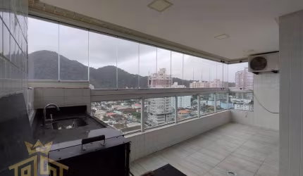 Apartamento com 2 dormitórios à venda, 81 m² por R$ 600.000,00 - Canto do Forte - Praia Grande/SP