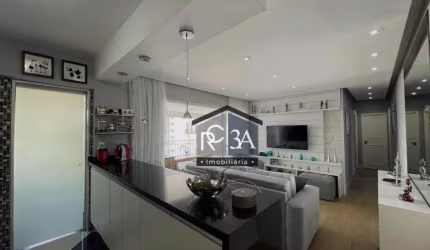 Apartamento mobiliado à venda no Tatuapé, com 87m², 03 Dormitórios, 02 Vagas e Varanda Gourmet