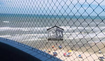 Apartamento frente mar com 2 dormitórios à venda, 68 m² por R$ 434.000 - Satelite - Itanhaém/SP