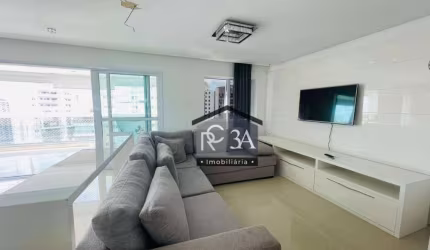 Apartamento de alto padrão com 3 suítes semi mobiliado para locação no Jardim Anália Franco