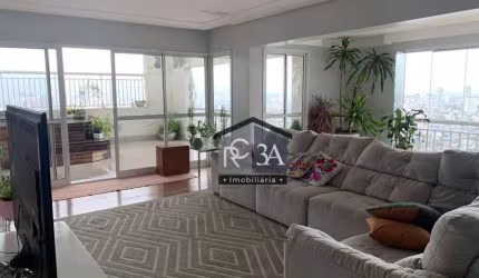 Apartamento tipo cobertura para alugar ou vender,  211m²,  4 vagas. Av. Guilherme Giorgi,  Vila Carrão - SP