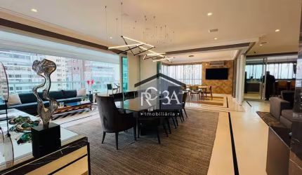 Apartamento venda Tatuapé de altíssimo padrão, mobiliado e decorado com 425 m², 5 suítes, 7 vagas,