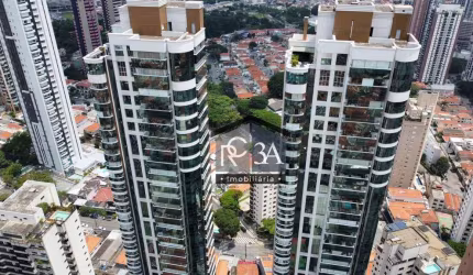 Apartamento no Jardim Anália Franco com 335m², sala para 5 ambientes, 4 suítes, 5 vagas.