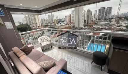 Apartamento com varanda gourmet - 2 dormitórios à venda, 63 m² por R$ 780.000 - Tatuapé - São Paulo/SP