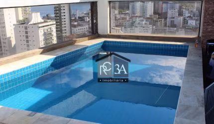 Cobertura com 3 dormitórios, 231 m² - venda e locação  - Astúrias - Praia - Guarujá/SP