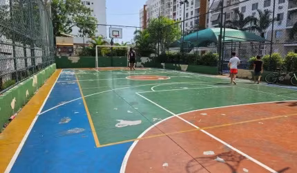 Caminhos da barra, 2 quartos com varanda e vaga. Lazer completo.