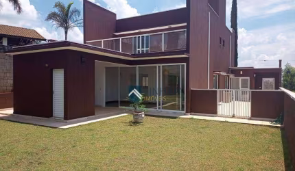 CASA DE CONDOMÍNIO COM 3 SUÍTES  E VARANDA GOURMET PARA LOCAÇÃO OU VENDA EM VINHEDO - SP