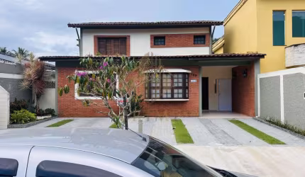 Casa em Condomínio para Venda em Guarujá, Cond. Albamar, 5 dormitórios, 4 suítes, 5 banheiros, 3 vagas