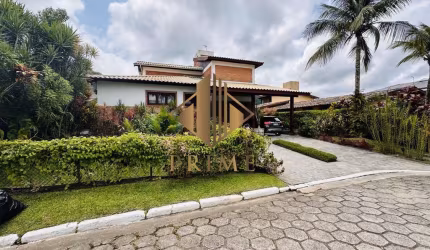 Casa em Condomínio para Venda em Guarujá, Cond. Granville, 4 dormitórios, 4 suítes, 5 banheiros, 4 vagas
