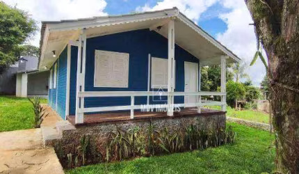 Casa de madeira 3 quartos em Lote 450 m² com churrasqueira e fogão a lenha!