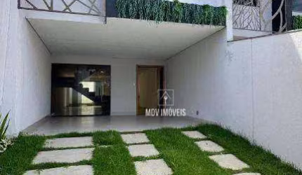 Casa Moderna e Imponente c/ 3 quartos, suite, possui 160m², 4 Vagas de garagem, bairro Castelo / Pampulha – Belo Horizonte