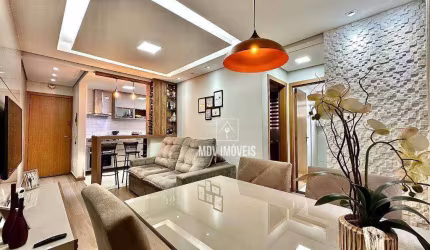 Apartamento 2 quartos, suíte, planejados e 2 vagas cobertas, à venda, c/ 50m², bairro Santa Amélia / Pampulha - Belo Horizonte.