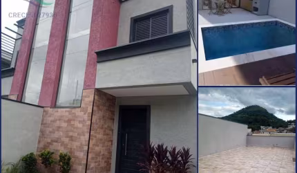 Casa com piscina e Solarium-3 dormts-Maristela-Atibaia-Cod:3113
