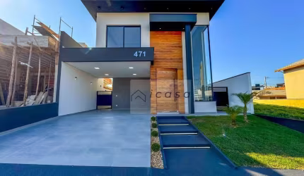 Sobrado com 4 dormitórios à venda, 244 m² por R$ 1.272.000,00 - Condomínio Reserva do Vale - Caçapava/SP