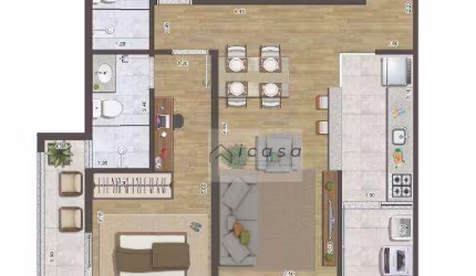 Apartamento com 2 dormitórios à venda, 77 m² por R$ 920.000,00 - Itaguá - Ubatuba/SP