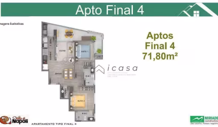 Apartamento com 2 dormitórios à venda, 71 m² por R$ 625.000,00 - Praia de Itaguá - Ubatuba/SP