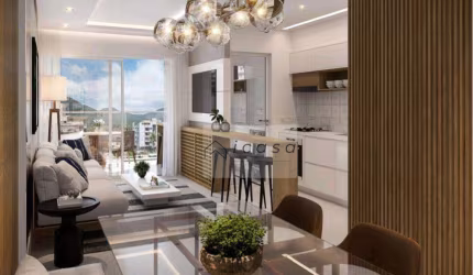 Apartamento com 3 dormitórios à venda, 85 m² por R$ 914.437,47 - Itaguá - Ubatuba/SP