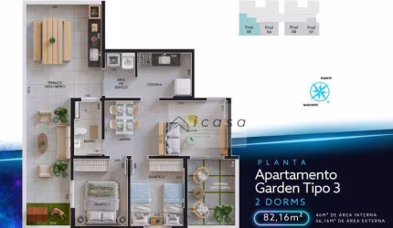 Apartamento com 2 dormitórios à venda, 82 m² por R$ 447.000,00 - Jardim Uirá - São José dos Campos/SP