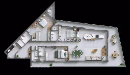 Apartamento com 3 dormitórios à venda, 169 m² por R$ 4.033.000 - Itaguá - Ubatuba/SP