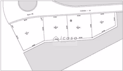 Terreno à venda, 1940 m² por R$ 1.649.221,00 - Residencial Colinas - Caçapava/SP