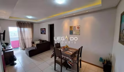 Apartamento Semi Mob. com 2 dorm. (Suíte + 1) à venda, 66 m² por R$ 295.000 - Iririú - Joinville/SC