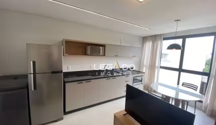 Apartamento mobiliado com 1 dormitório, 37 m² - Locação: R$ 2.500/mês - Saguaçu - Joinville/SC