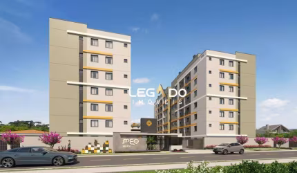 Apartamento com 2 dormitórios à venda, 53 m² por R$ 384.942,49 - Anita Garibaldi - Joinville/SC