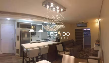 Apartamento Mobiliado com 2 dormitórios (1 suíte) à venda, 66 m² por R$ 430.000 - Iririú - Joinville/SC