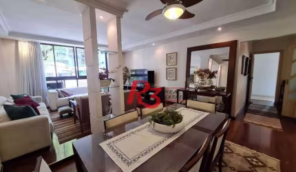 Apartamento à venda, 159 m² por R$ 1.190.000,00 - Boqueirão - Santos/SP
