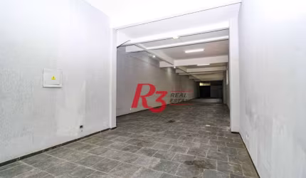 Loja, 570 m² - venda por R$ 3.000.000,00 ou aluguel por R$ 26.060,00/mês - Encruzilhada - Santos/SP