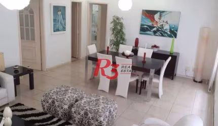 Apartamento com 3 dormitórios, 139 m² - venda por R$ 745.000,00 ou aluguel por R$ 7.000,02/mês - Gonzaga - Santos/SP