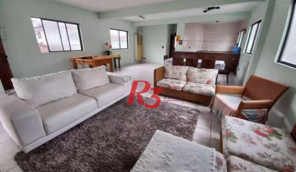 Casa com 5 dormitórios à venda, 330 m² - Embaré - Santos/SP