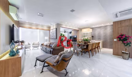 Apartamento à venda, 166 m² por R$ 2.520.000,00 - Pompéia - Santos/SP