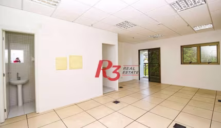 Sala, 43 m² - venda por R$ 280.000,00 ou aluguel por R$ 2.500,00/mês - Valongo - Santos/SP