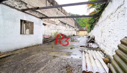 Terreno para alugar, 339 m² por R$ 10.000,00/mês - Centro - Santos/SP