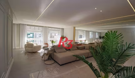 Apartamento com 4 dormitórios à venda, 301 m² por R$ 3.100.000,00 - Boqueirão - Santos/SP