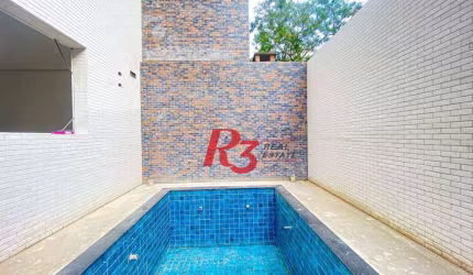 Sobrado com 3 dormitórios à venda, 140 m² - Boqueirão - Santos/SP