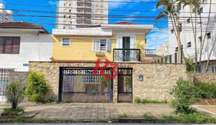 Sobrado com 3 dormitórios à venda, 200 m² por R$ 1.950.000,00 - Embaré - Santos/SP