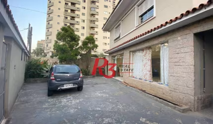Casa, 450 m² - venda por R$ 12.000.000,00 ou aluguel por R$ 22.000,00/mês - Gonzaga - Santos/SP