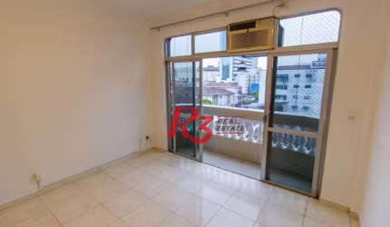 Apartamento com 4 dormitórios para alugar, 183 m² por R$ 5.100,00/mês - Gonzaga - Santos/SP