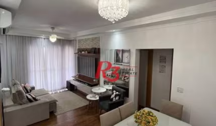Apartamento Garden à venda, 82 m² por R$ 1.224.000,00 - Campo Grande - Santos/SP