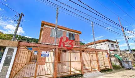 Casa com 2 dormitórios à venda, 60 m² por R$ 290.000,00 - Chico de Paula - Santos/SP