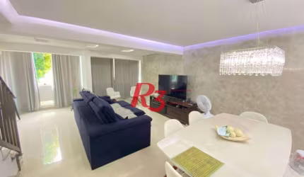 Sobrado à venda, 212 m² por R$ 1.500.000,00 - Embaré - Santos/SP