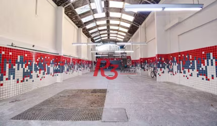 Galpão para alugar, 425 m² por R$ 11.718,00/mês - Vila Nova - Santos/SP